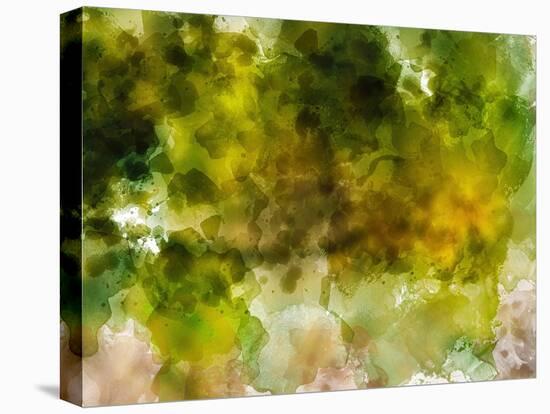 Green Horizon-Chamira Young-Stretched Canvas