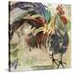 Green March Rooster-null-Stretched Canvas