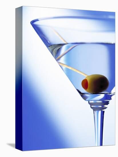 Green Olive in Martini Drink-Steve Lupton-Premier Image Canvas