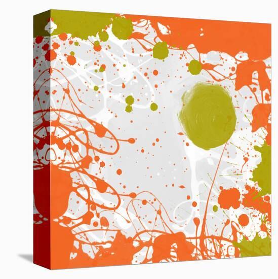 Green Orange Garden I-Irena Orlov-Stretched Canvas