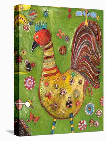 Green Rooster-Jill Mayberg-Premier Image Canvas