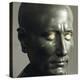 Green Schist Bust of Julius Caesar with Marble Eyes, Detail of Face, 1-50 AD-null-Premier Image Canvas