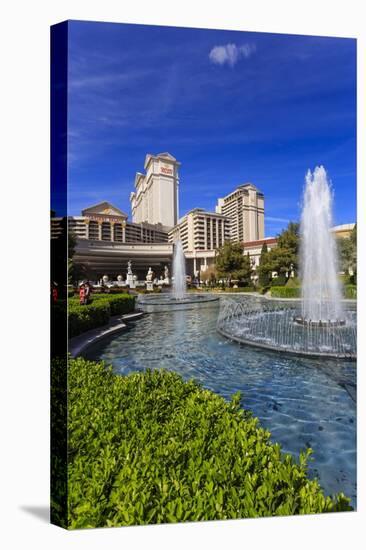 Green Space at Caesars, Garden and Fountains at Caesars Palace Hotel, Las Vegas, Nevada, Usa-Eleanor Scriven-Premier Image Canvas