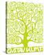 Green Tree of Life-Gustav Klimt-Stretched Canvas