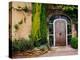 Greenery Surrounding Wooden Door, Provence, France-Tom Haseltine-Premier Image Canvas