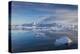 Greenland, Disko Bay, Ilulissat, Floating Ice at Sunset-Walter Bibikow-Premier Image Canvas