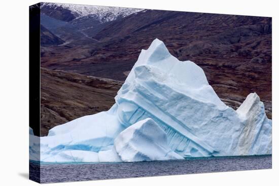 Greenland. East Greenland National Park. Kong Oscar Fjord. Antarctic Sound. Iceberg.-Inger Hogstrom-Premier Image Canvas