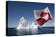 Greenland Flag on Arctic Umiaq Line Ferry-Paul Souders-Premier Image Canvas