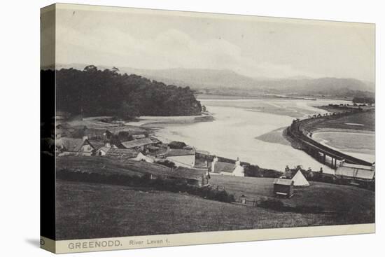 Greenodd and the River Leven, Lancashire-null-Premier Image Canvas