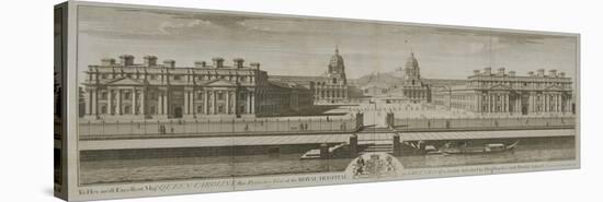 Greenwich Hospital, London, 1734-William Henry Toms-Premier Image Canvas