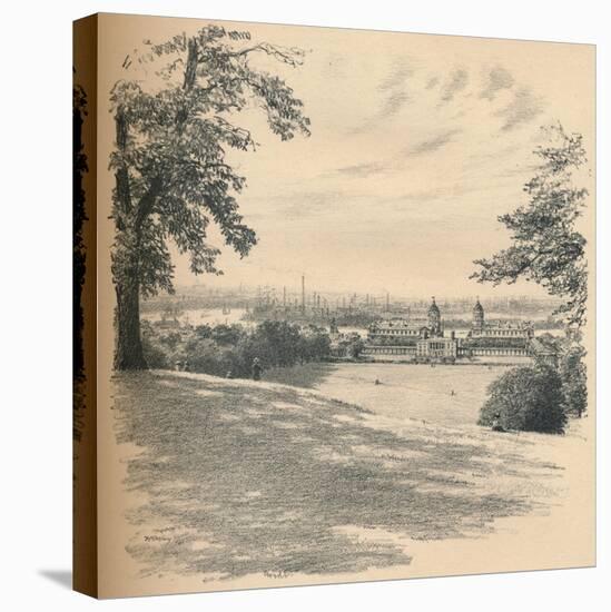 Greenwich Palace from Observatory Hill, 1902-Thomas Robert Way-Premier Image Canvas