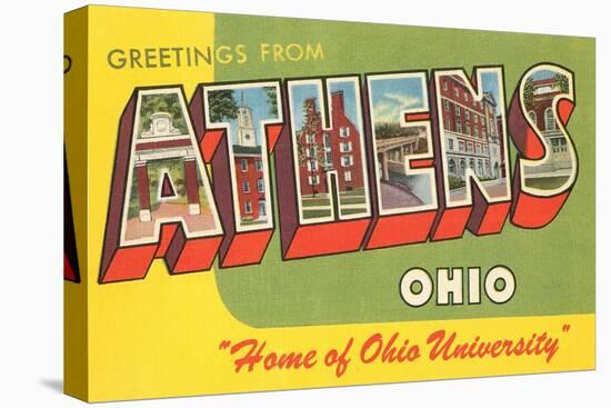 Greetings from Athens, Ohio-null-Stretched Canvas