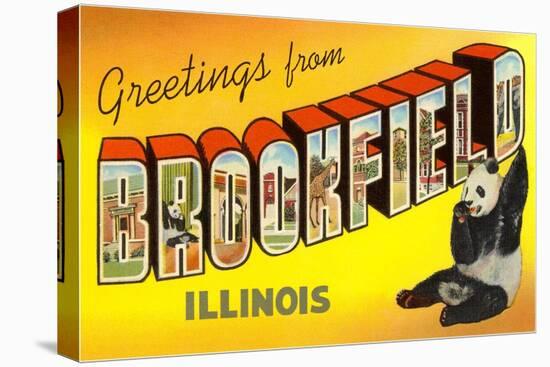 Greetings from Brookfield, Illinois-null-Stretched Canvas