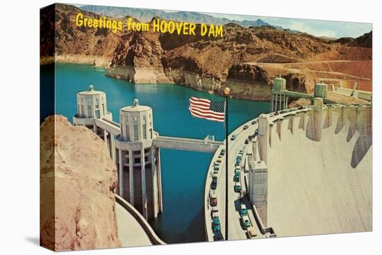 Greetings from Hoover Dam, Nevada-null-Stretched Canvas