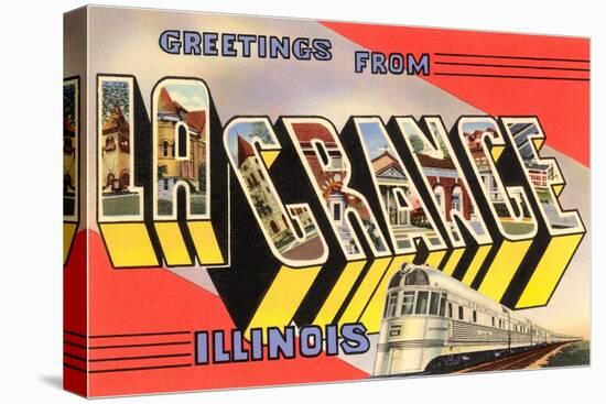 Greetings from La Grange, Illinois-null-Stretched Canvas