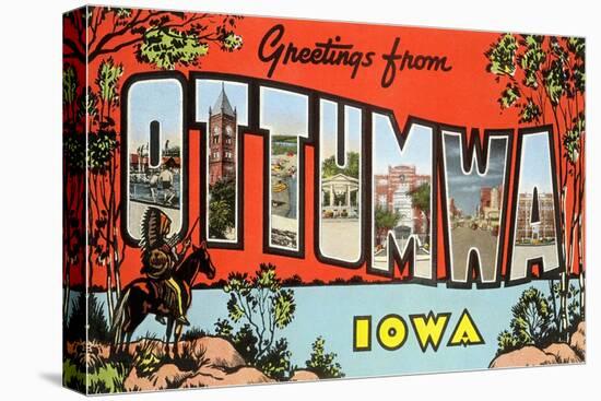Greetings from Ottumwa, Iowa-null-Premier Image Canvas