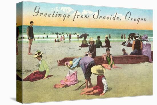 Greetings from Seaside, Oregon-null-Stretched Canvas