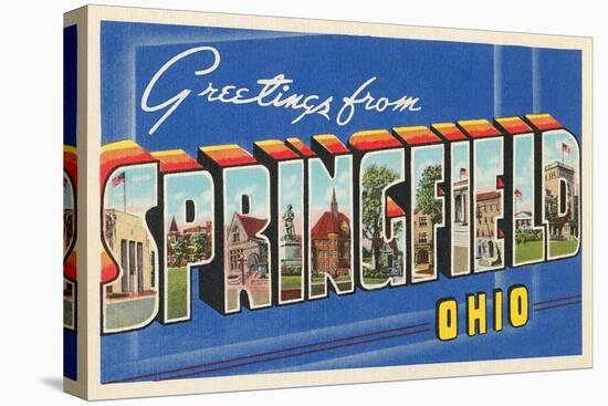 Greetings from Springfield, Ohio-null-Stretched Canvas