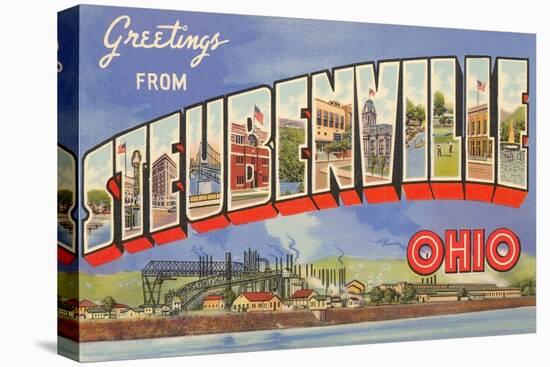 Greetings from Steubenville, Ohio-null-Stretched Canvas