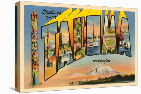 Greetings from Tacoma, Washington-null-Stretched Canvas