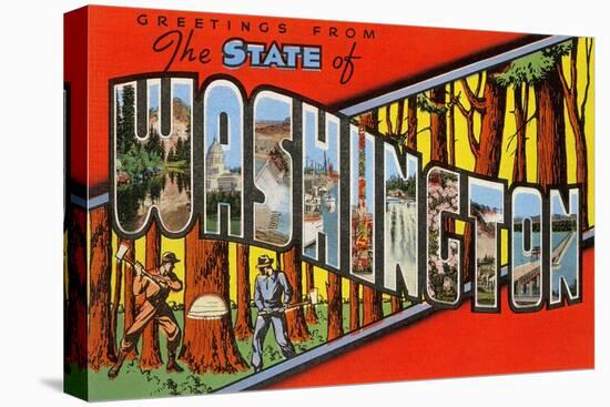 Greetings from the State of Washington-null-Premier Image Canvas