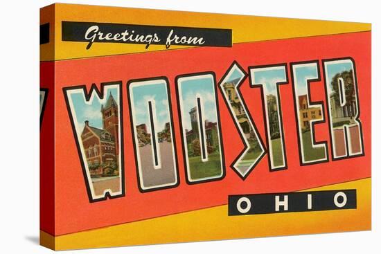 Greetings from Wooster, Ohio-null-Stretched Canvas