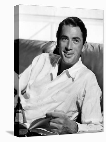 Gregory Peck in the Late 1940s-null-Stretched Canvas