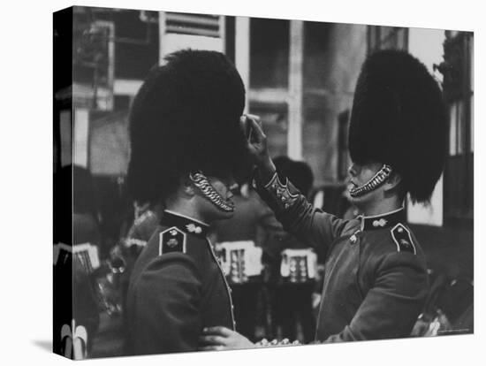 Grenadier Guards Checking Their Uniforms-Yale Joel-Premier Image Canvas