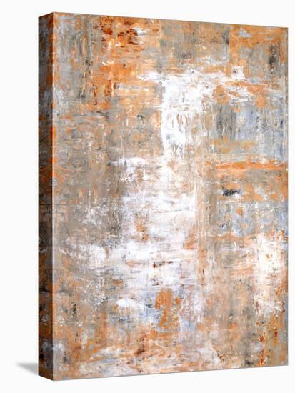 Grey and Beige Abstract Art Painting-T30Gallery-Stretched Canvas