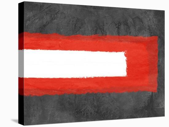 Grey and Red Abstract 6-NaxArt-Stretched Canvas