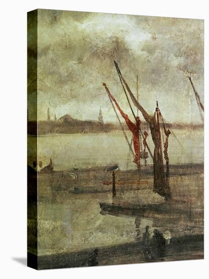 Grey And Silver: Chelsea Wharf, Ca. 1864-1868-James Abbott McNeill Whistler-Premier Image Canvas