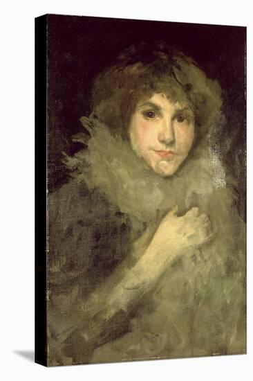 Grey and Silver: La Petite Souris (Oil on Canvas)-James Abbott McNeill Whistler-Premier Image Canvas