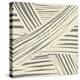 Grey Diagonal Stripe Pattern-Little Dean-Premier Image Canvas