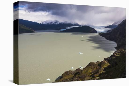 Grey Lake (Lago Grey) and Grey Glacier (Glaciar Grey), Patagonia, Chile-Matthew Williams-Ellis-Premier Image Canvas