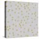 Grey Linen Golden Round Confetti-Tina Lavoie-Premier Image Canvas