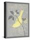 Grey & Yellow Bird I-Gwendolyn Babbitt-Stretched Canvas