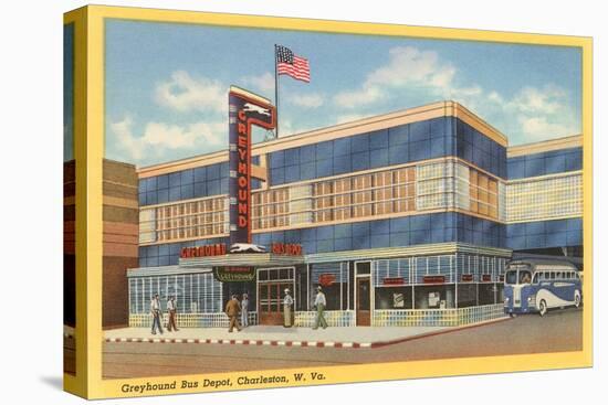 Greyhound Bus Depot, Charleston, West Virginia-null-Stretched Canvas