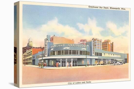 Greyhound Bus Station, Minneapolis, Minnesota-null-Stretched Canvas