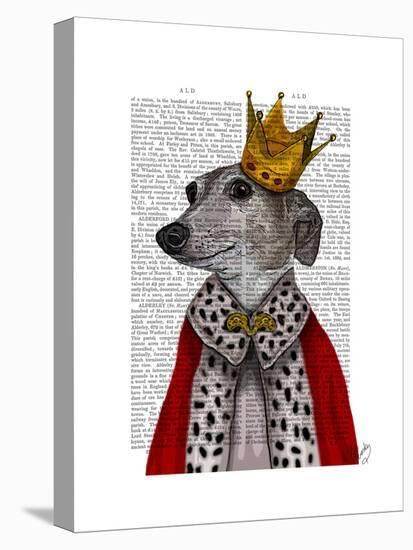 Greyhound Queen-Fab Funky-Stretched Canvas