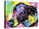 Greyt, Dogs, Greyhound, Pets, Look up, Begging, Pop Art, Colorful, Stencils-Russo Dean-Premier Image Canvas