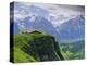 Grindelwald and North Face of the Eiger Mountain, Swiss Alps, Switzerland-Gavin Hellier-Premier Image Canvas