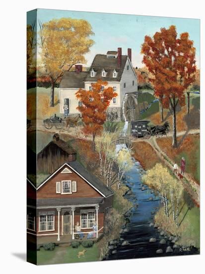 Grist Mill in Fall-Bob Fair-Premier Image Canvas