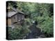 Grist Mill on Lewis River, Washington, USA-William Sutton-Premier Image Canvas