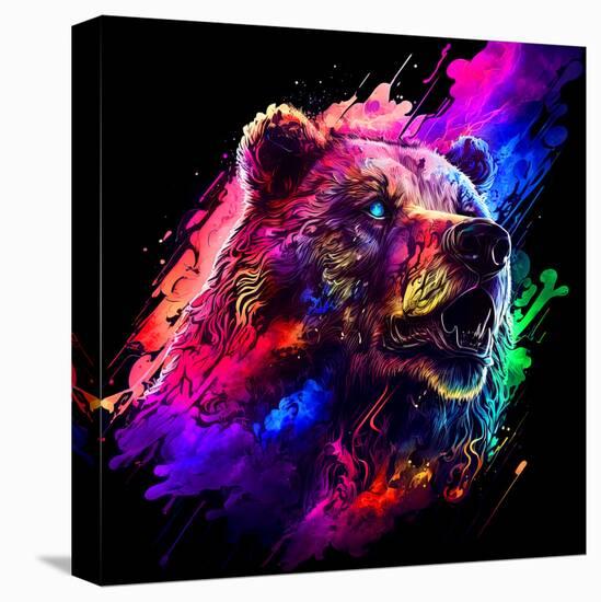 Grizzly 2-null-Stretched Canvas