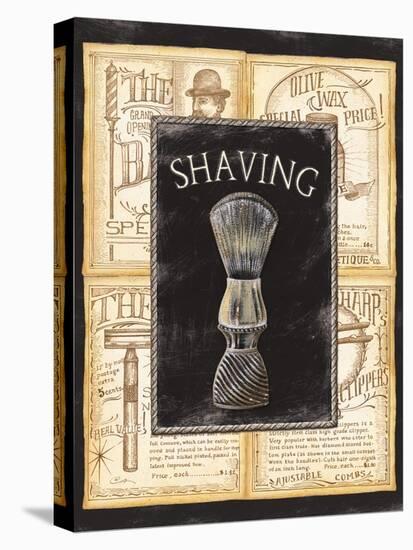 Grooming Shaving-Charlene Audrey-Stretched Canvas