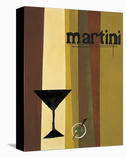 Groovy Martini I-Celeste Peters-Stretched Canvas