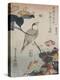 Gros-bec et mirabilis-Katsushika Hokusai-Premier Image Canvas