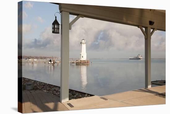 Grosse Ile Lighthouse #1, Detroit, Michigan ‘09-Monte Nagler-Stretched Canvas