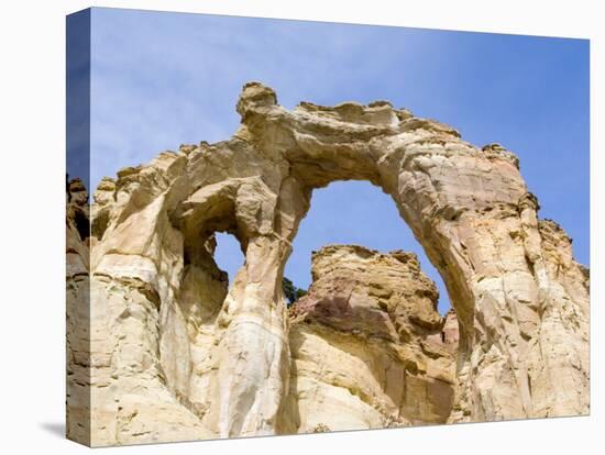 Grosvenor Arch in Grand Staircase, Escalante National Monument, Utah, USA-Diane Johnson-Premier Image Canvas