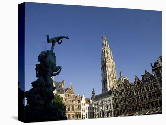 Grote Markt, Antwerp, Belgium, Europe-Olivieri Oliviero-Premier Image Canvas